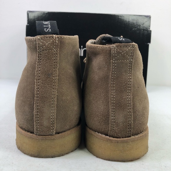 AllSaints Luke Lace Up Suede Chukka Boot Taupe - Picture 6 of 8